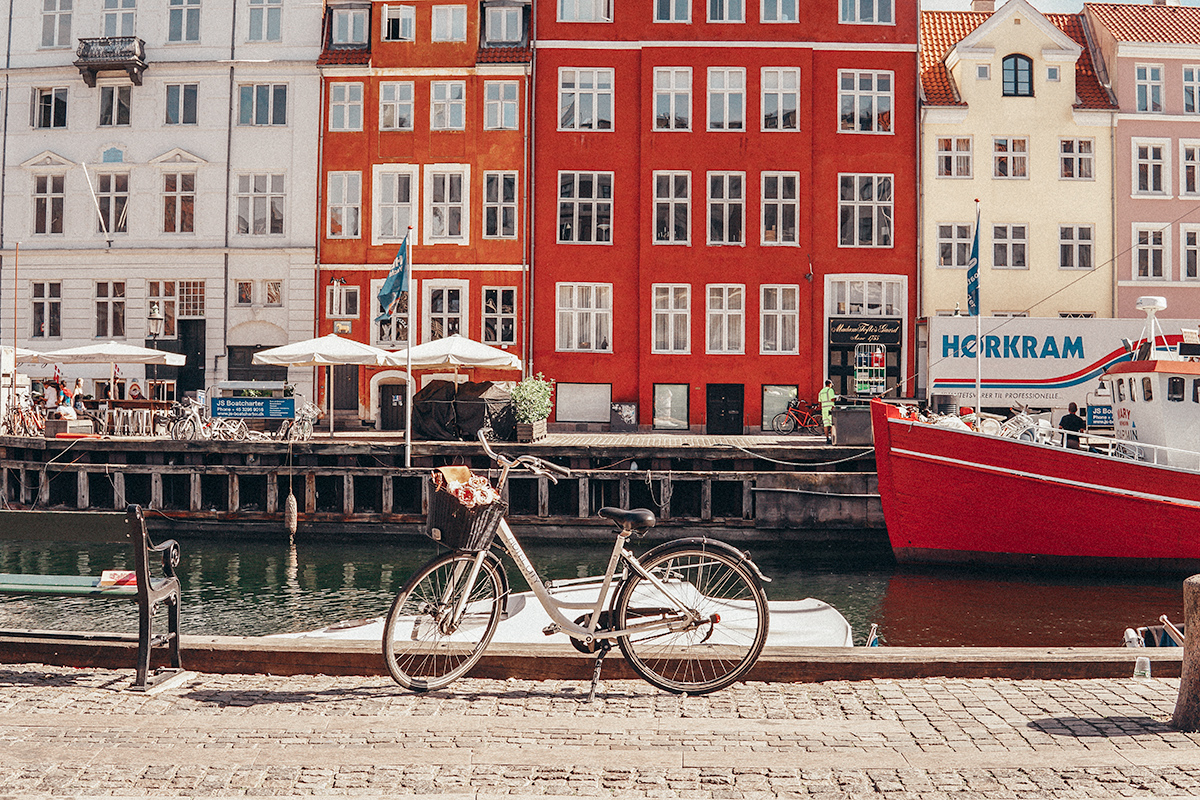 bike riding in Copenhagen